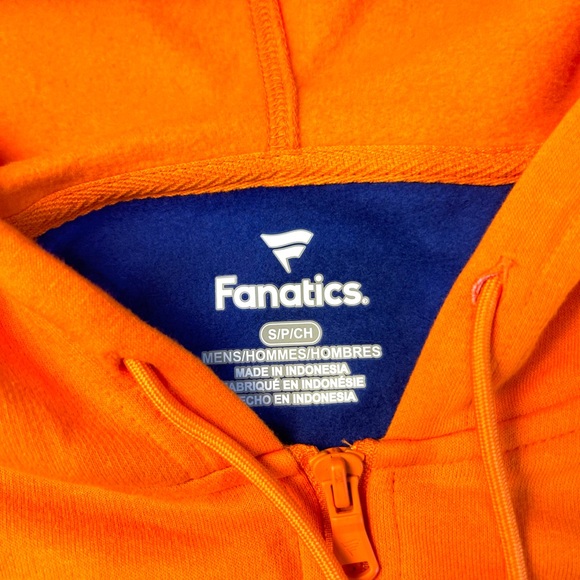 Fanatics Orange and Blue Mets Zip-Up Hoodie - Picture 5 of 8
